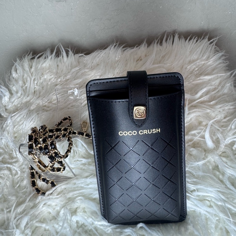 CHANEL Black Coco Crush Phone Case